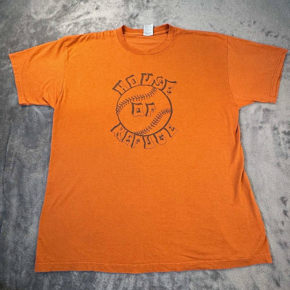 House Of Refuge T Shirt Size XL Mens Thrifty Orange‎